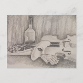 Cartão Postal "Música da Noite" por T.S. Tyre Postcard