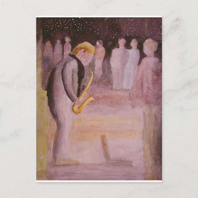 Cartão Postal Música da rua (Frente)