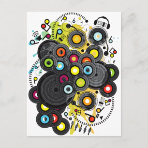 Cartão Postal Música do 20