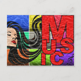 Cartão Postal Música É Minha Vida