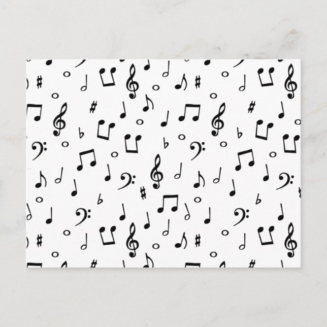 Cartão Postal Música em mim_ (Frente)