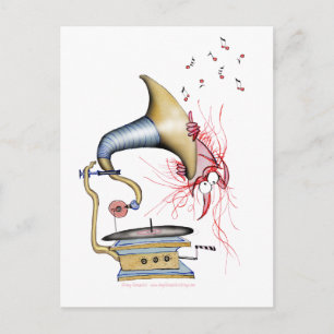 Cartão Postal música jazz cat, tony fernandes