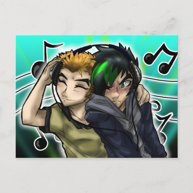 Cartão Postal Música Na Minha Vida (Frente)