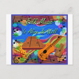 Cartão Postal Música popular está viva e bem