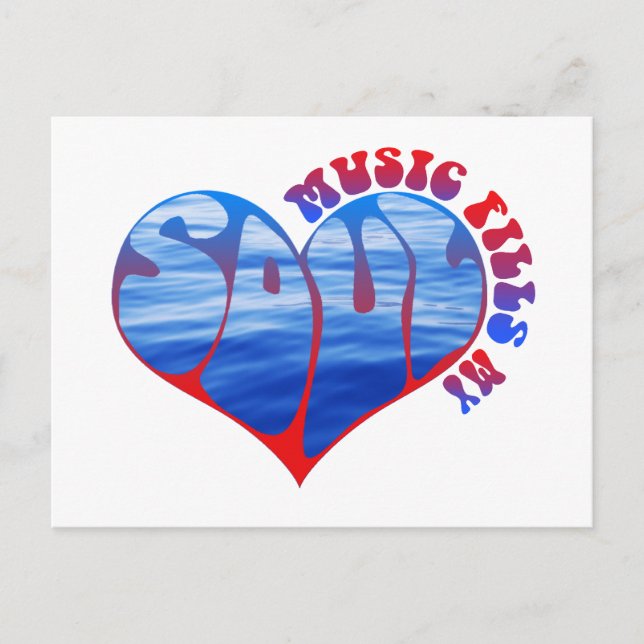 Cartão Postal Música Preenche Minha Alma (Frente)