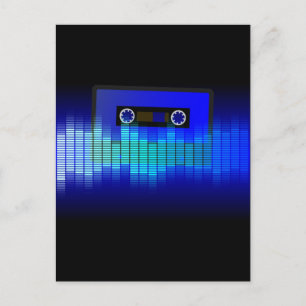 Cartão Postal Música Retro
