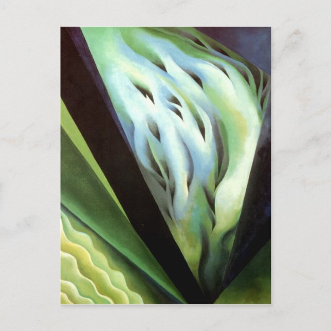 Cartão Postal Música Verde Azul (Frente)