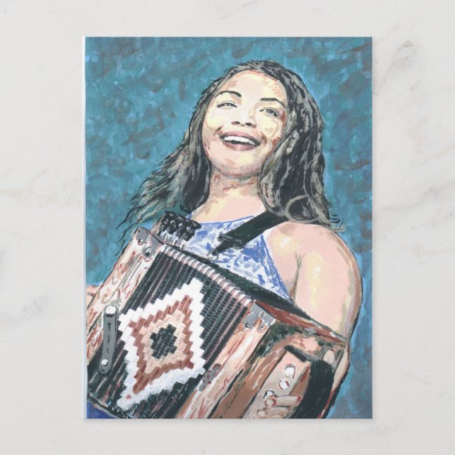 Cartão Postal Música Zydeco (Frente)