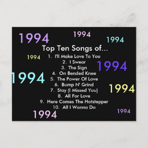 Cartão Postal Músicas de 1994