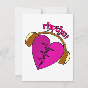 Cartão Postal músicas e batimentos cardíacos