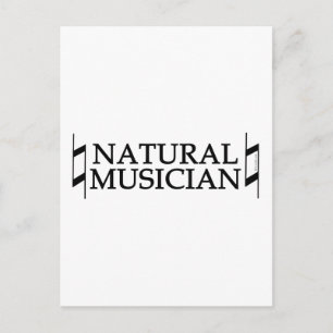 Cartão Postal Músico Natural