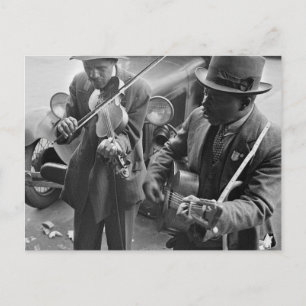 Cartão Postal Músicos da Rua West Memphis, 1935