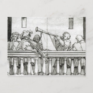 Cartão Postal Músicos de Henrique VIII