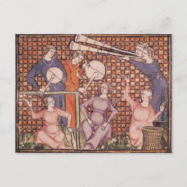 Cartão Postal Músicos de Ovide Moralize (Frente)