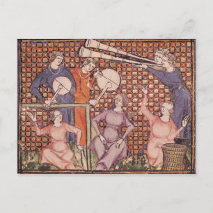 Cartão Postal Músicos de Ovide Moralize