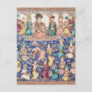 Cartão Postal Músicos e dançarinos