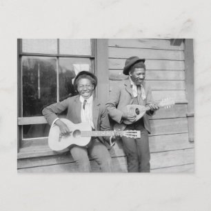 Cartão Postal Músicos viajantes, 1902