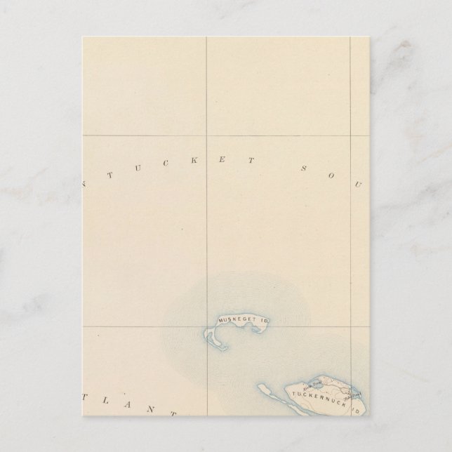 Cartão Postal Muskeget, Massachusetts (Frente)