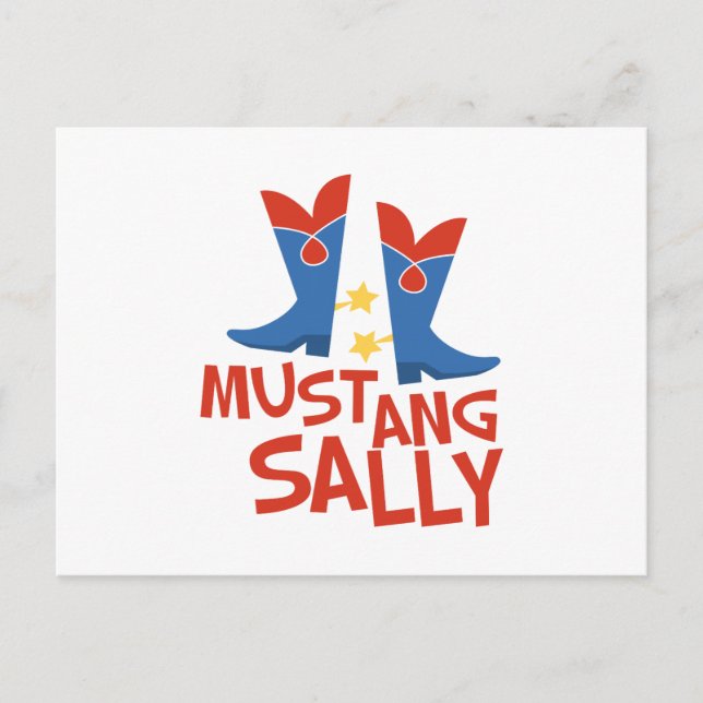 Cartão Postal Mustang Sally (Frente)