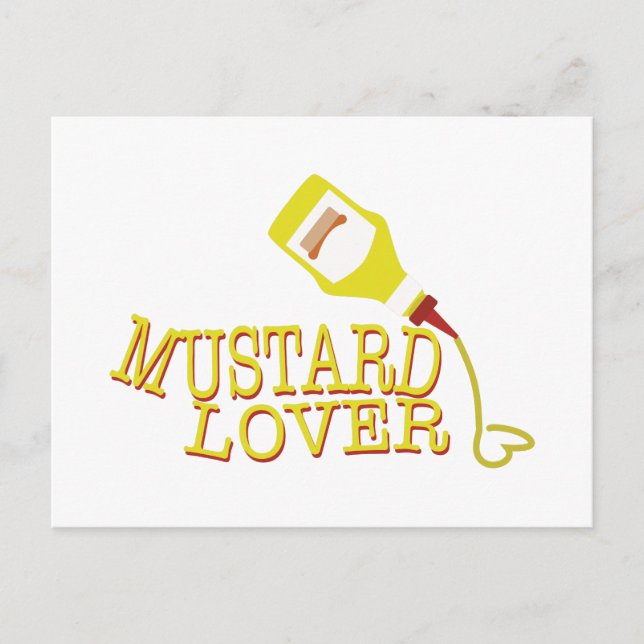 Cartão Postal Mustard Lover (Frente)