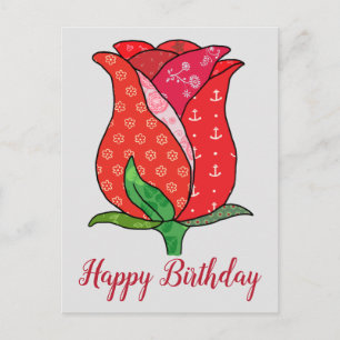 Cartão Postal Musterrose