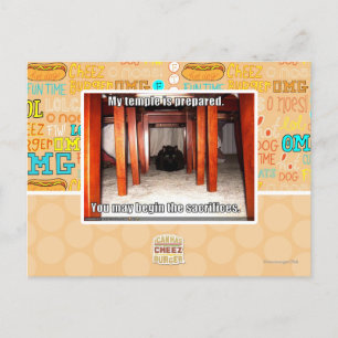 Cartão Postal My temple is prepared.