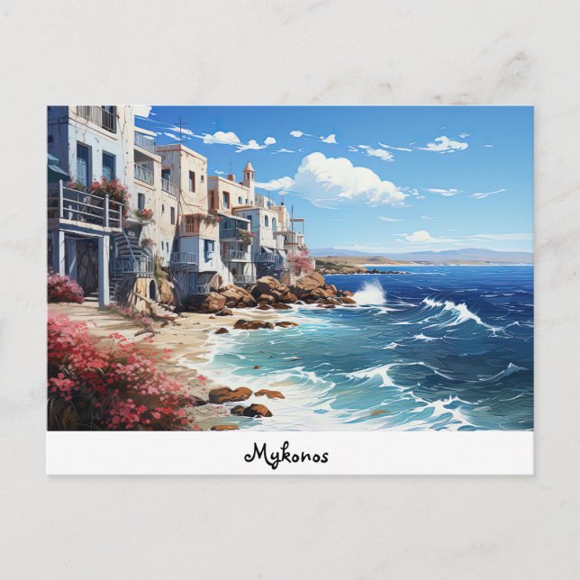 Cartão postal Mykonos (Frente)