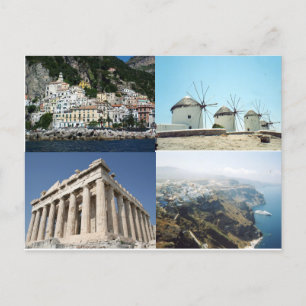 cartão postal mykonos