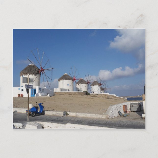Cartão Postal Mykonos (Frente)