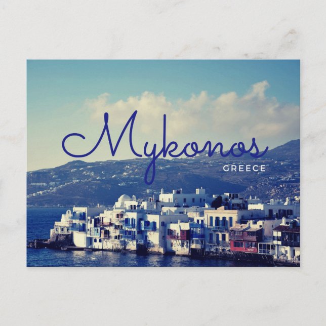 Cartão Postal Mykonos (Frente)