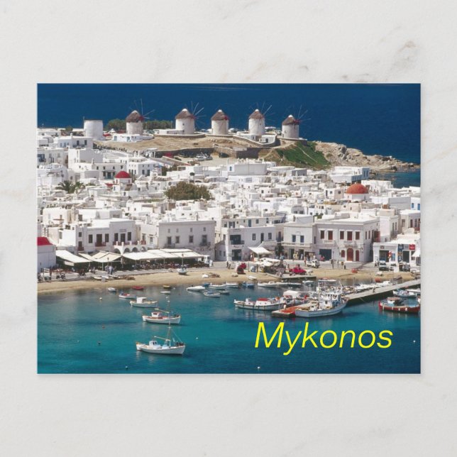 Cartão postal Mykonos (Frente)
