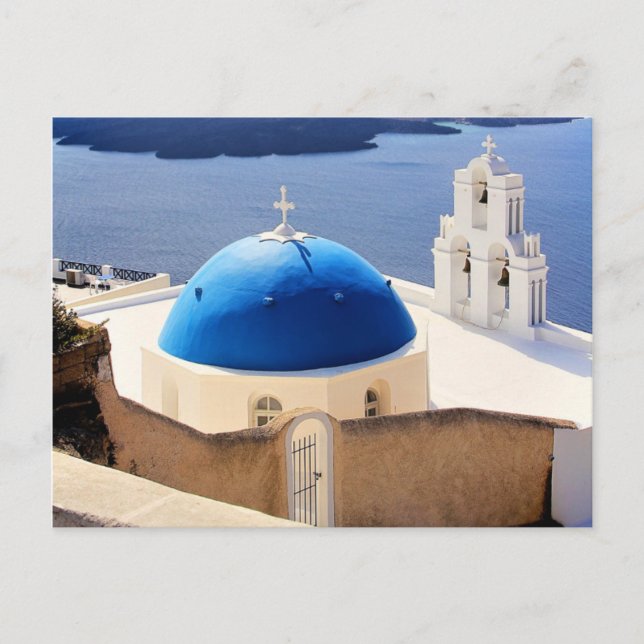 Cartão Postal Mykonos Grécia Europe Turismo Santorini (Frente)