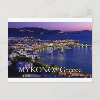 Cartão Postal mykonos_night