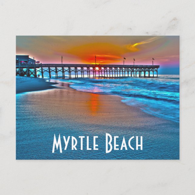 Cartão Postal Myrtle Beach (Frente)