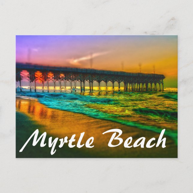 Cartão Postal Myrtle Beach (Frente)