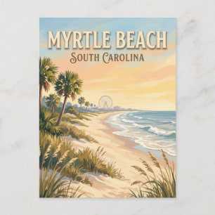 Cartão Postal Myrtle Beach Carolina do Sul