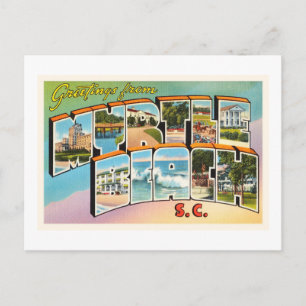 Cartão postal Myrtle Beach Carolina do Sul SC Vin