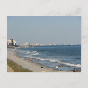 Cartão Postal Myrtle Beach South Carolina Beach