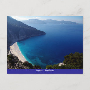 Cartão Postal Myrtos - Kefalonia