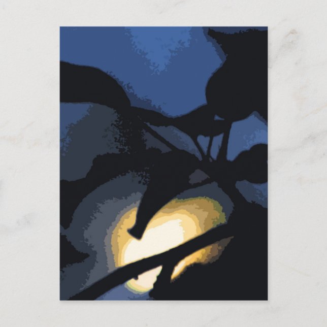 Cartão Postal Mysterious Moon (Frente)