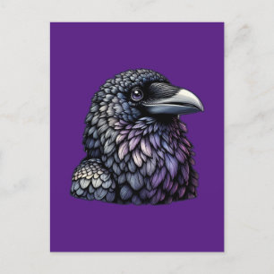 Cartão Postal Mystic Raven Art