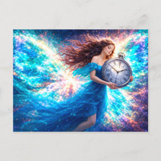 Cartão Postal Mystik Woman Postkarte – Galaktisch schön