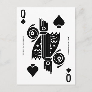 Cartão Postal Mythos Kali Queen of Spades