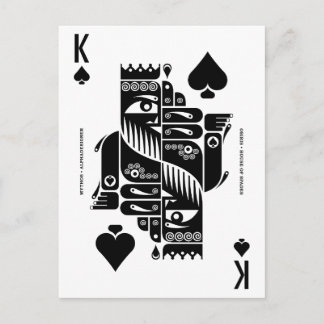 Cartão Postal Mythos Osiris King of Spades
