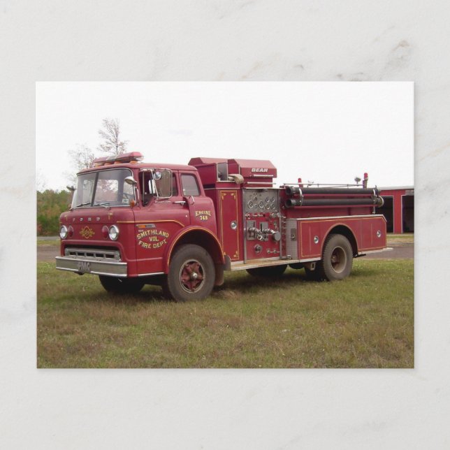 Cartão postal nº 1 do Smithland Volunteer Fire Dep (Frente)
