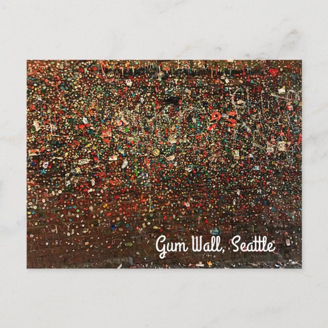 Cartão postal nº 2 da Gum Seattle (Frente)