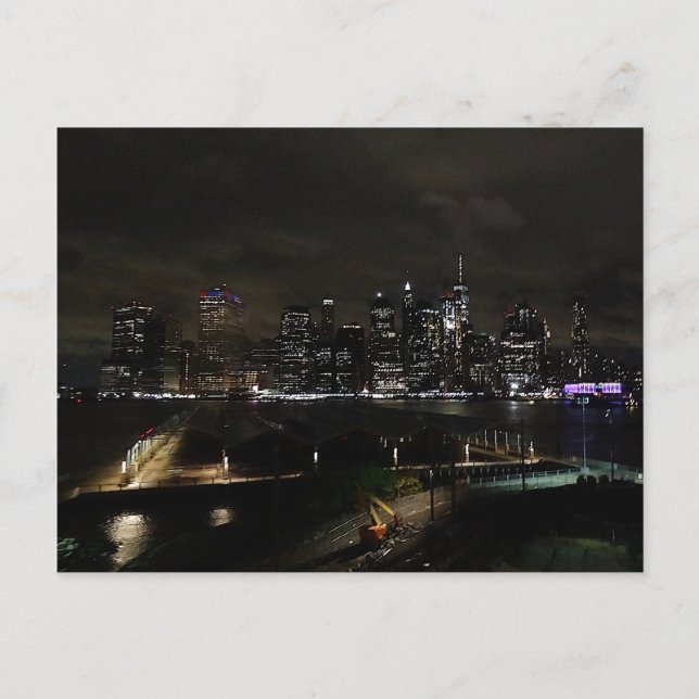 Cartão postal nº 2 do Skyline Nova Iorque (Frente)