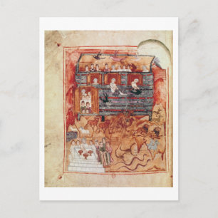 Cartão Postal N.A.L 2334 fol.10v Arca de Noé, de 'De Tours Pent