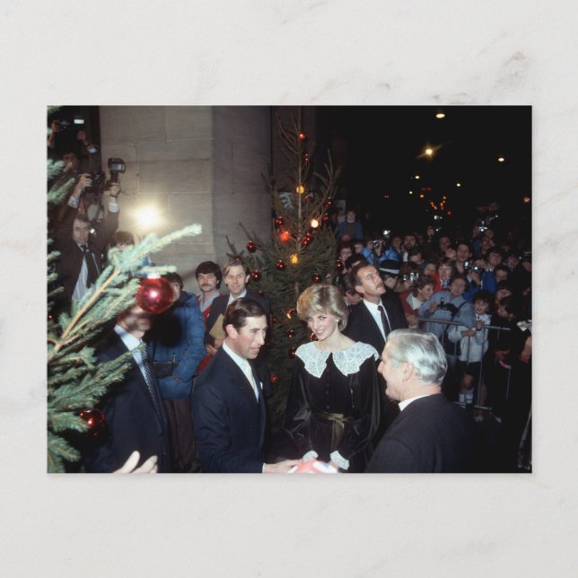 Cartão Postal N.o 12 TRH Príncipe e Princesa de Gales Mancheste (Frente)