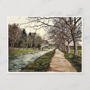 Cartão Postal Na água de Annan, Moffat, Escócia - Foto clássica